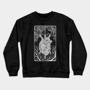 Tarot card - Three Of Swords Crewneck Sweatshirt